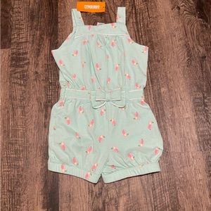 NWT Gymboree Flamingo Romper 4T